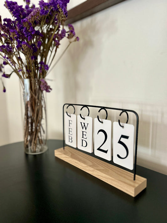 Calendario intercambiable