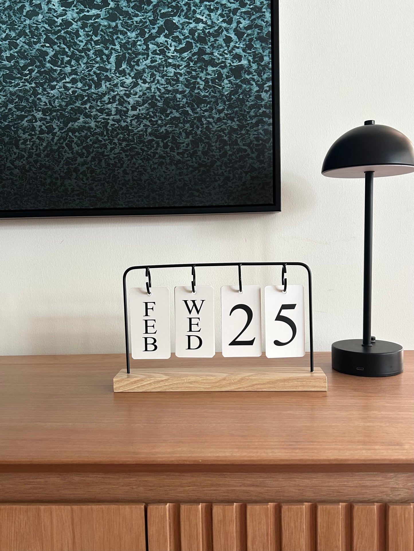 Calendario intercambiable